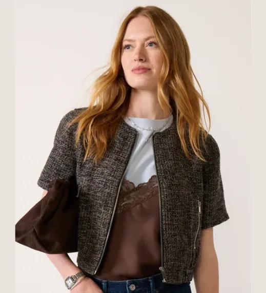 Billie Boucle Bomber